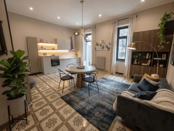 NUDA PROPRIETA’ – TRILOCALE MQ. 86 CON AMPIO GIARDINO PRIVATO.